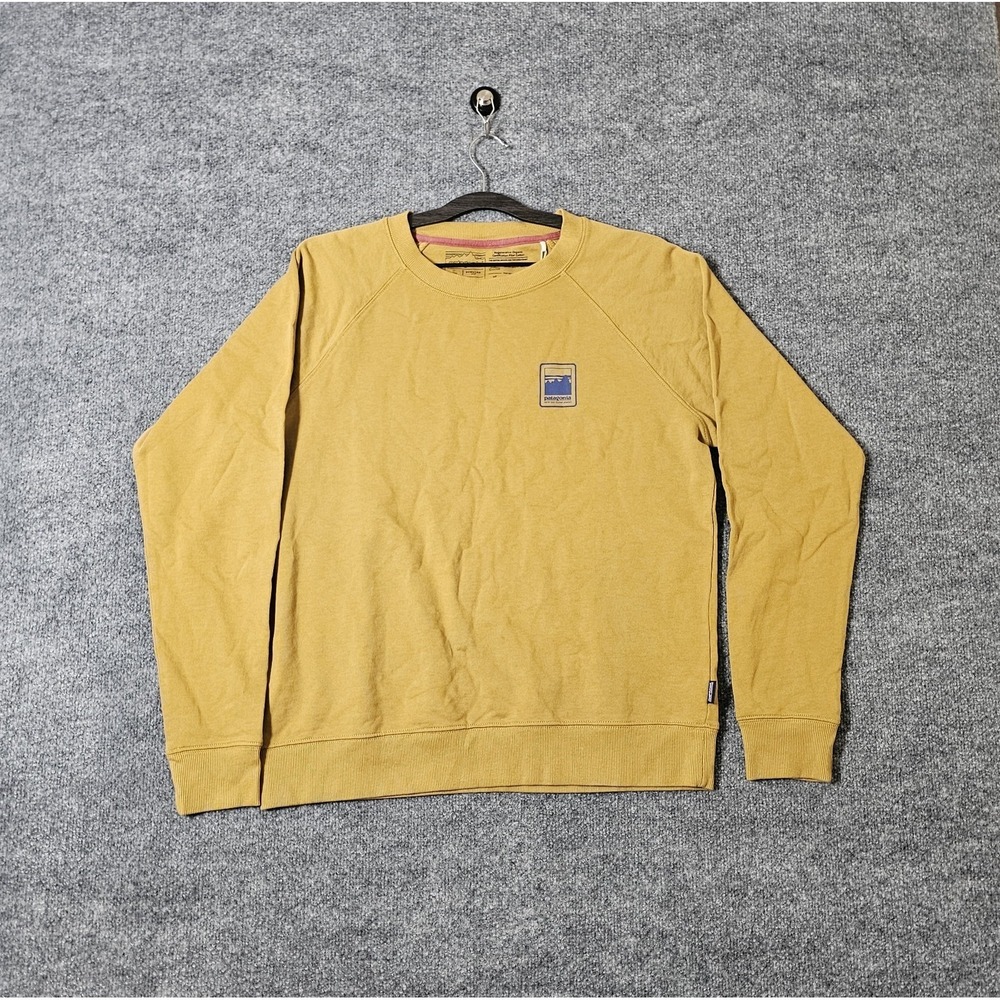 Patagonia Women Sweatshirt Alpine Icon‎ Crewneck Oaks Brown Size Large NWT